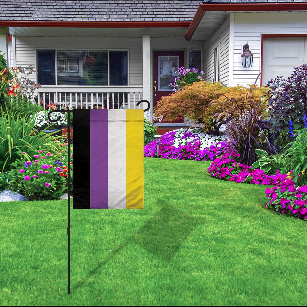 H&G Studios Non - Binary 12x18in Garden Flag - Flags Importer