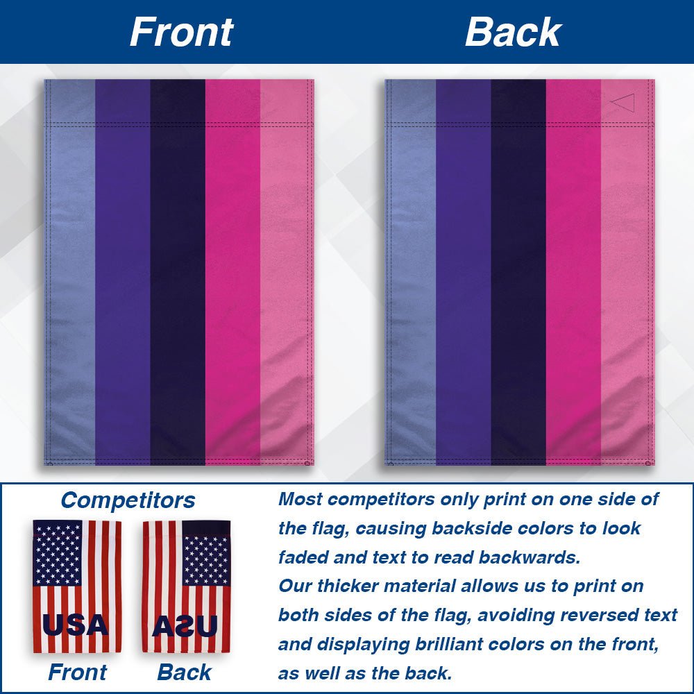 H&G Studios Omnisexual 12x18in Garden Flag - Flags Importer