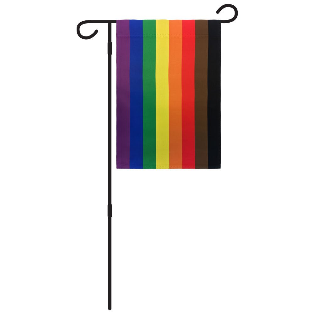 H&G Studios Philly Rainbow 12x18in Garden Flag - Flags Importer