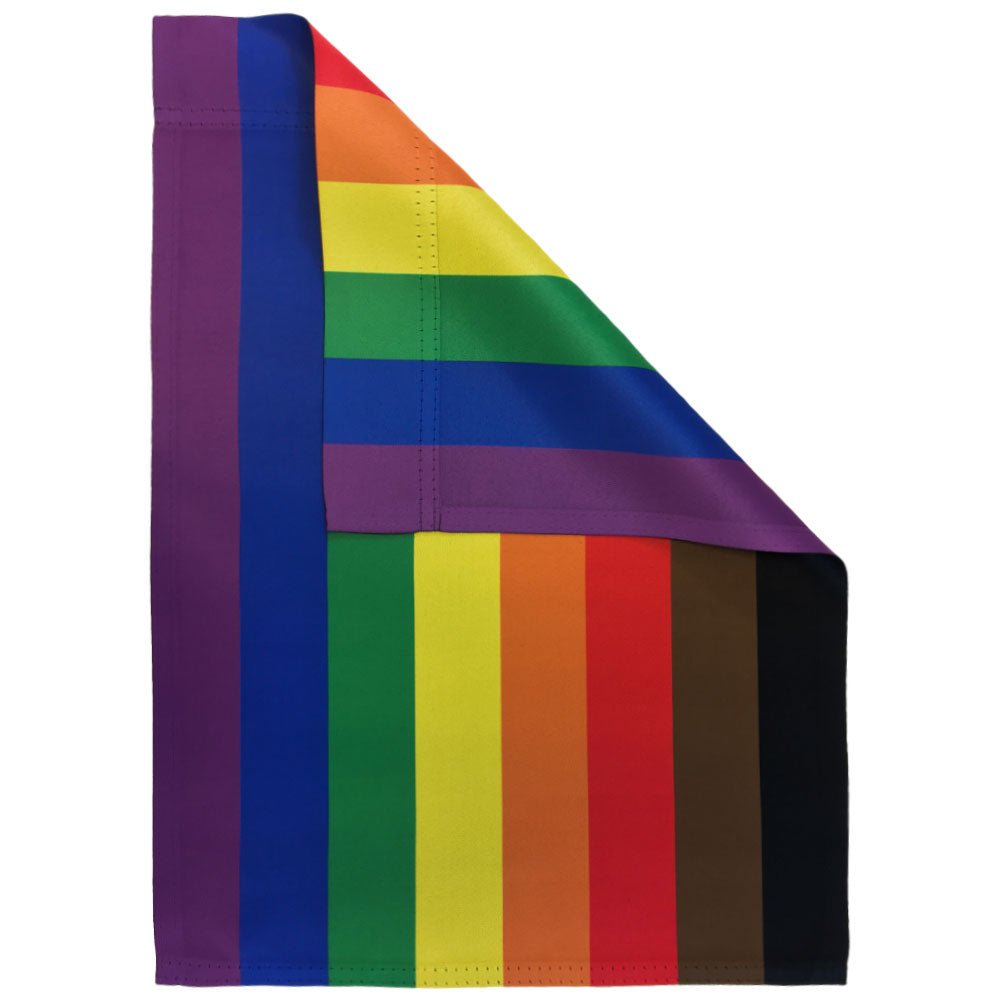 H&G Studios Philly Rainbow 12x18in Garden Flag - Flags Importer