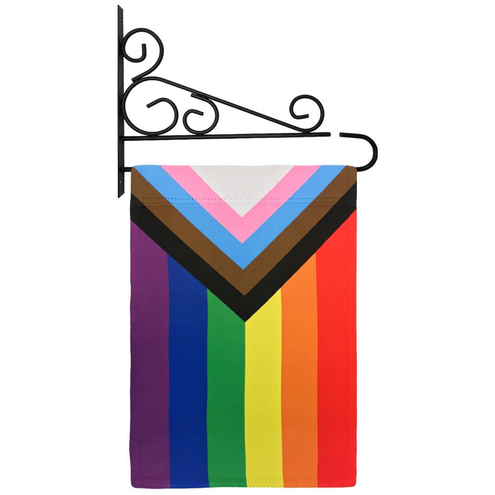 H&G Studios Progress Pride 12x18in Garden Flag - Flags Importer