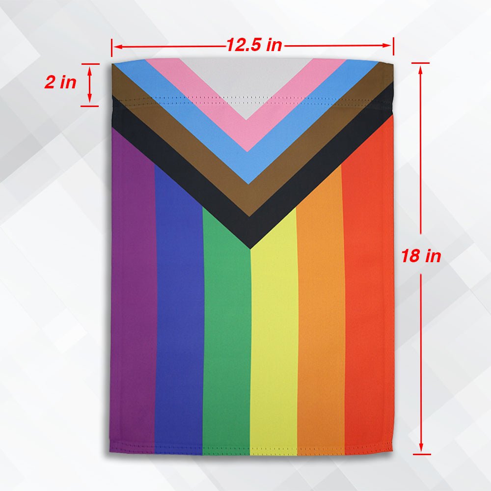 H&G Studios Progress Pride 12x18in Garden Flag - Flags Importer