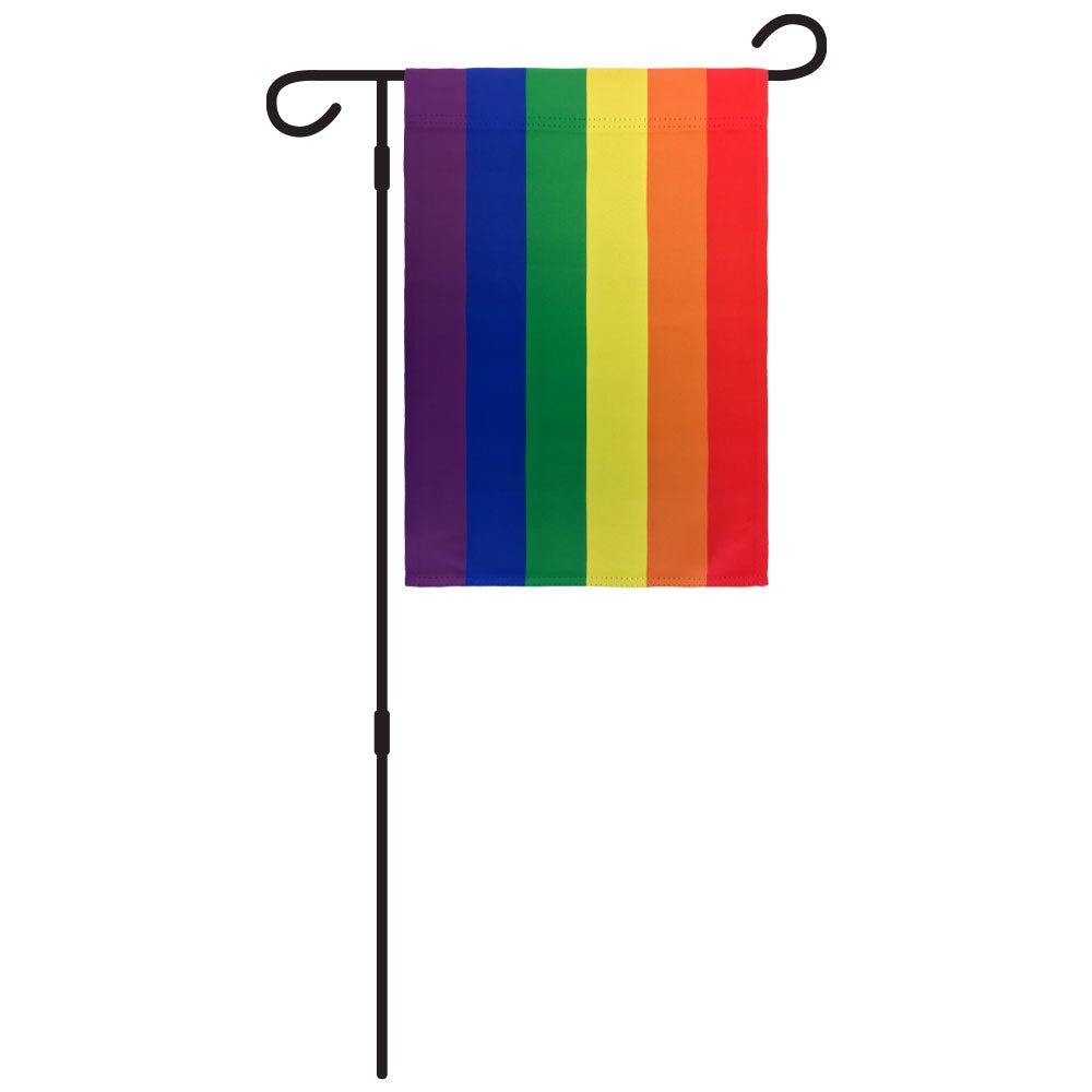 H&G Studios Rainbow 12x18in Garden Flag - Flags Importer