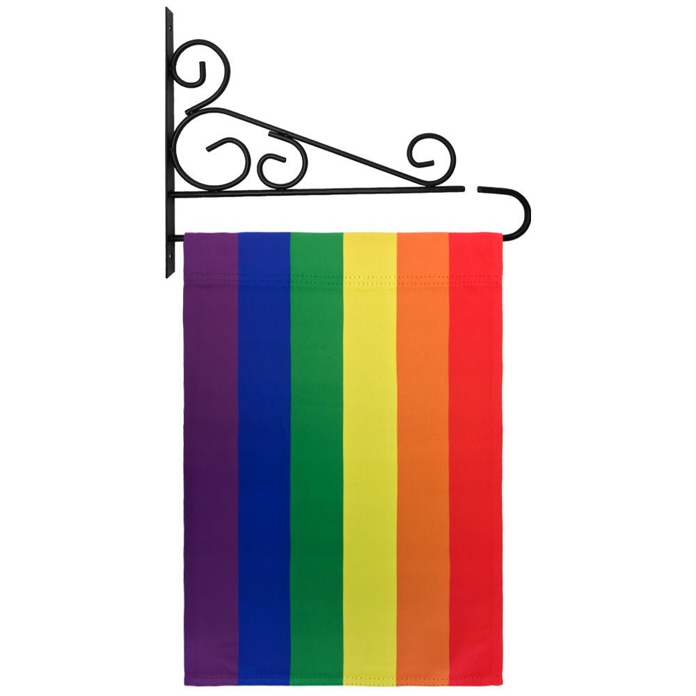 H&G Studios Rainbow 12x18in Garden Flag - Flags Importer