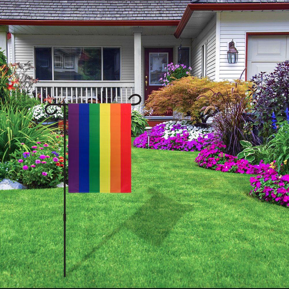 H&G Studios Rainbow 12x18in Garden Flag - Flags Importer