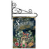 H&G Studios Season's Greetings (Candle) 12x18in Garden Flag - Flags Importer