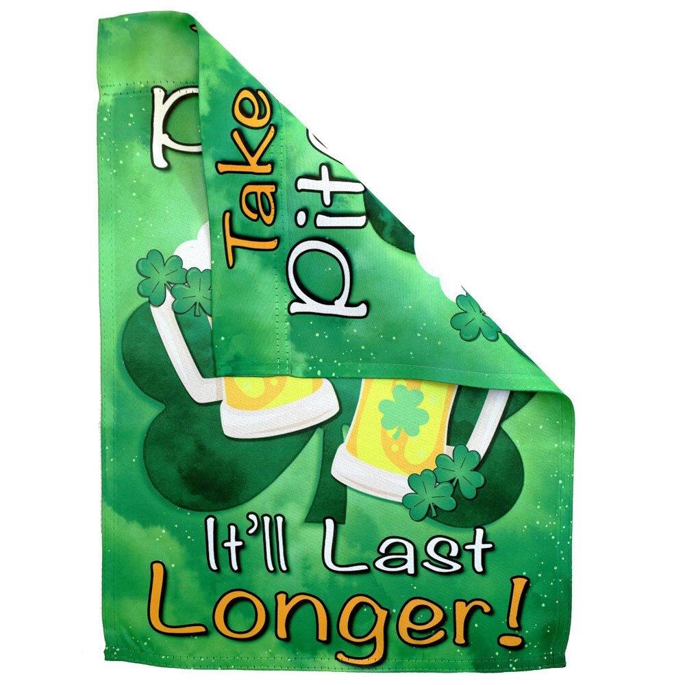 H&G Studios Take a Pitcher (St. Patrick's Day) 12x18in Garden Flag - Flags Importer