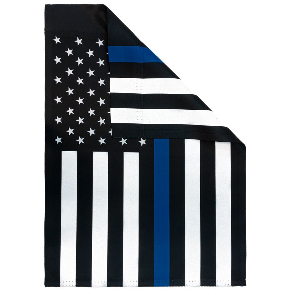 H&G Studios Thin Blue Line 12x18in Garden Flag - Flags Importer