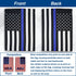 H&G Studios Thin Blue Line 12x18in Garden Flag - Flags Importer