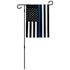 H&G Studios Thin Blue Line 12x18in Garden Flag - Flags Importer