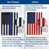 H&G Studios Thin Blue Line 12x18in Garden Flag - Flags Importer