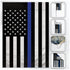 H&G Studios Thin Blue Line 12x18in Garden Flag - Flags Importer