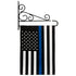 H&G Studios Thin Blue Line 12x18in Garden Flag - Flags Importer