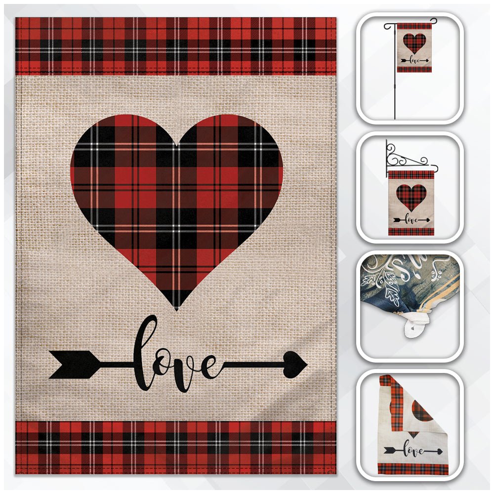 H&G Studios Valentine's Day (Love) 12x18in Garden Flag - Flags Importer