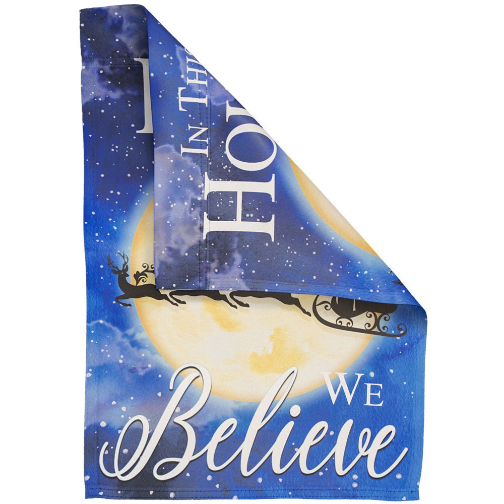 H&G Studios We Believe (Santa) 12x18in Garden Flag - Flags Importer