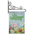 H&G Studios Welcome (Spring Flowers) 12x18in Garden Flag - Flags Importer