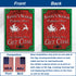 H&G Studios Santa's Parking Printed Polyester Flag 12in by 18in Double Sided Printing