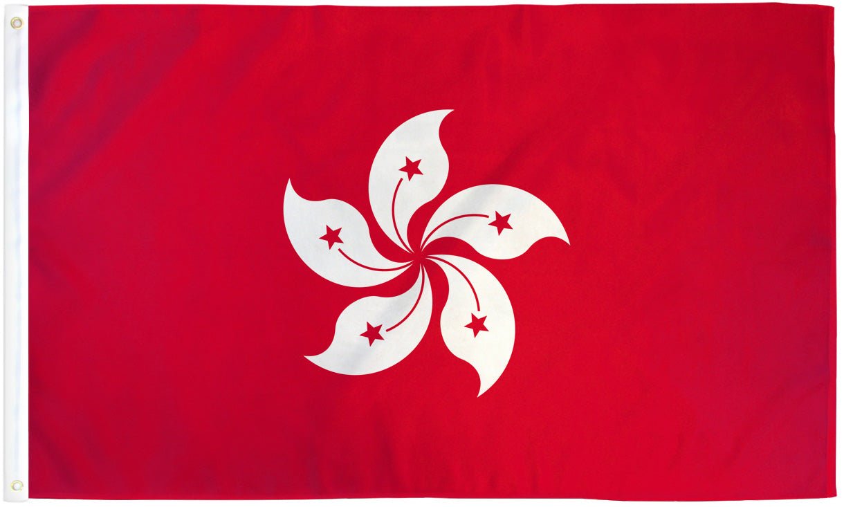 Hong Kong Flag 2x3ft Poly - Flags Importer