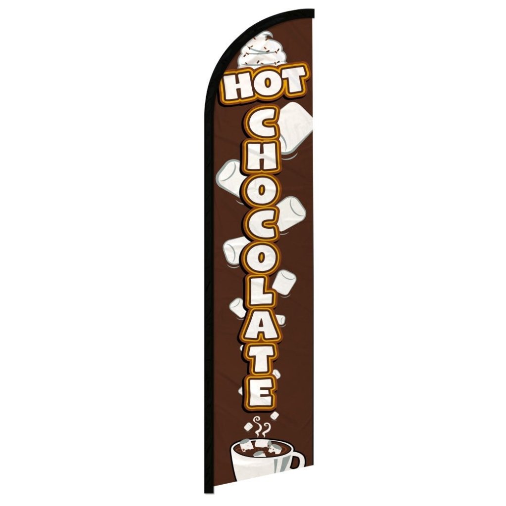 Hot Chocolate Windless Banner Flag - Flags Importer