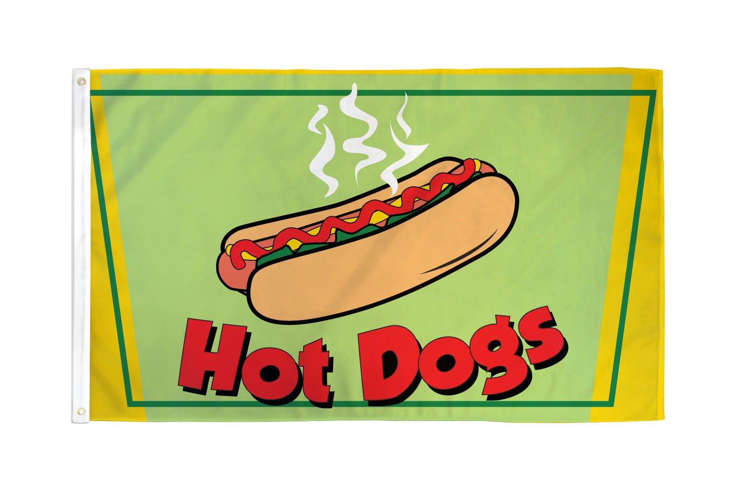 Hot Dogs Flag 3x5ft Poly - Flags Importer