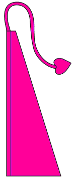 Hot Pink Solid Color Wind Dancer Flag - Flags Importer