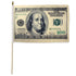 Hundred Dollars 12x18in Stick Flag - Flags Importer