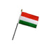 Hungary 4x6in Stick Flag - Flags Importer