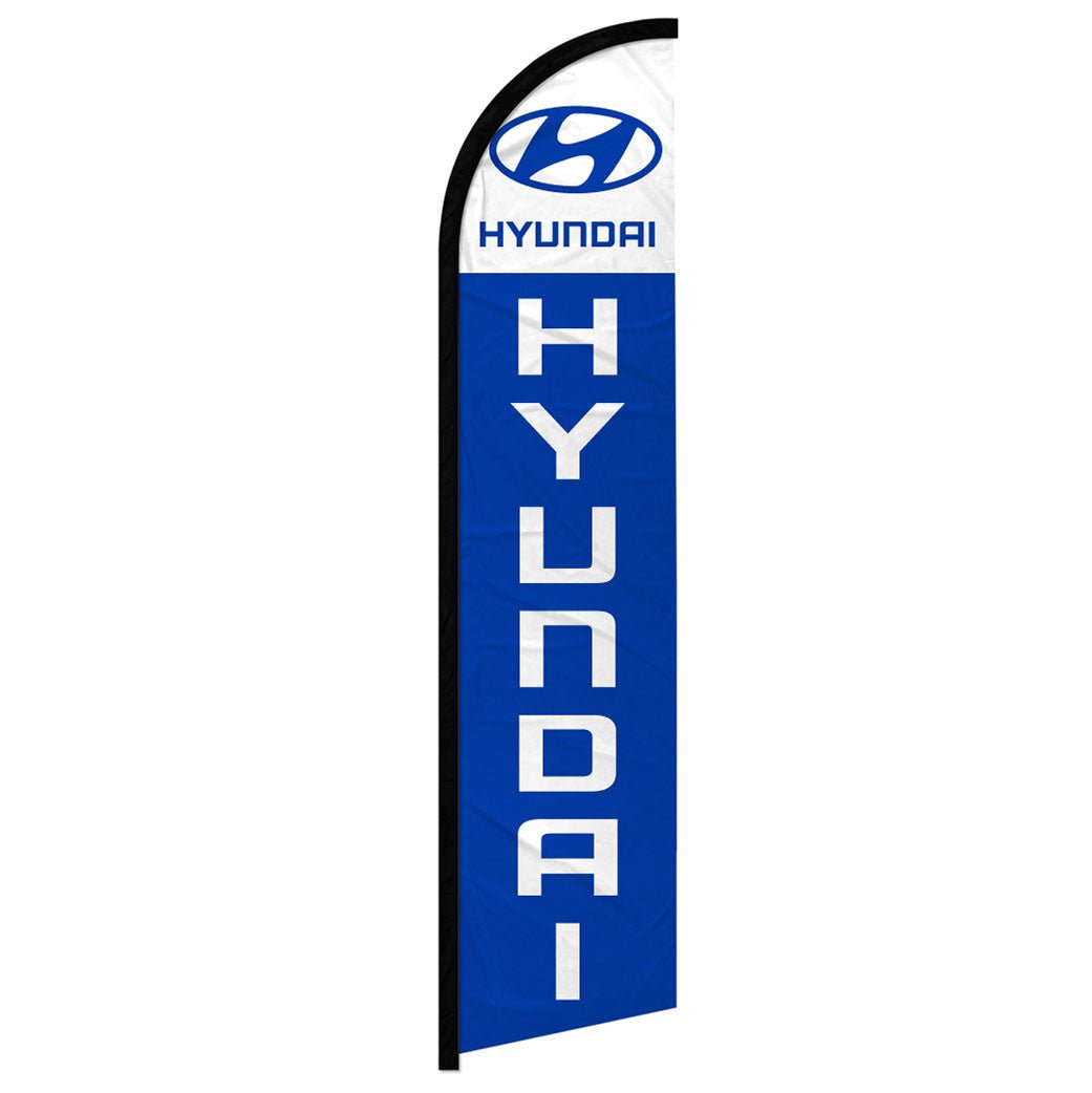 Hyundai Windless Banner Flag - Flags Importer