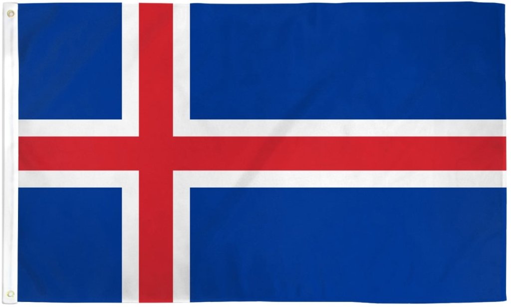 Iceland Flag 2x3ft Poly - Flags Importer