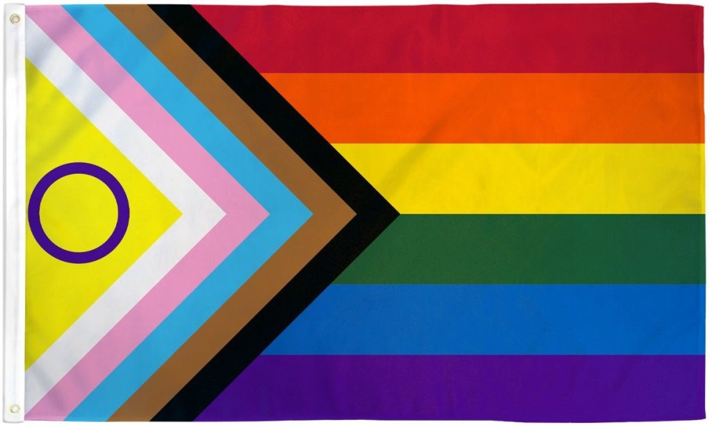 Inclusive Pride Flag 3x5ft Poly - Flags Importer