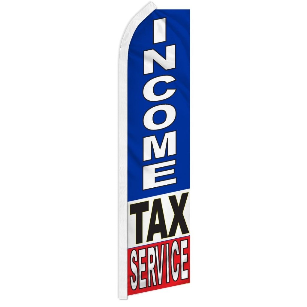 Income Tax Service Super Flag - Flags Importer