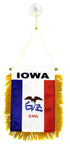 Iowa Mini Banner - Flags Importer