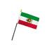 Iran (Lion) 4x6in Stick Flag - Flags Importer