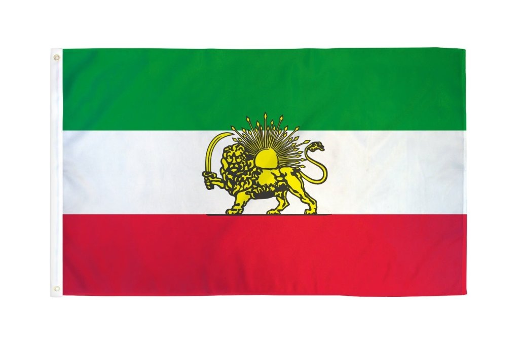 Iran (Lion) Flag 2x3ft Poly - Flags Importer