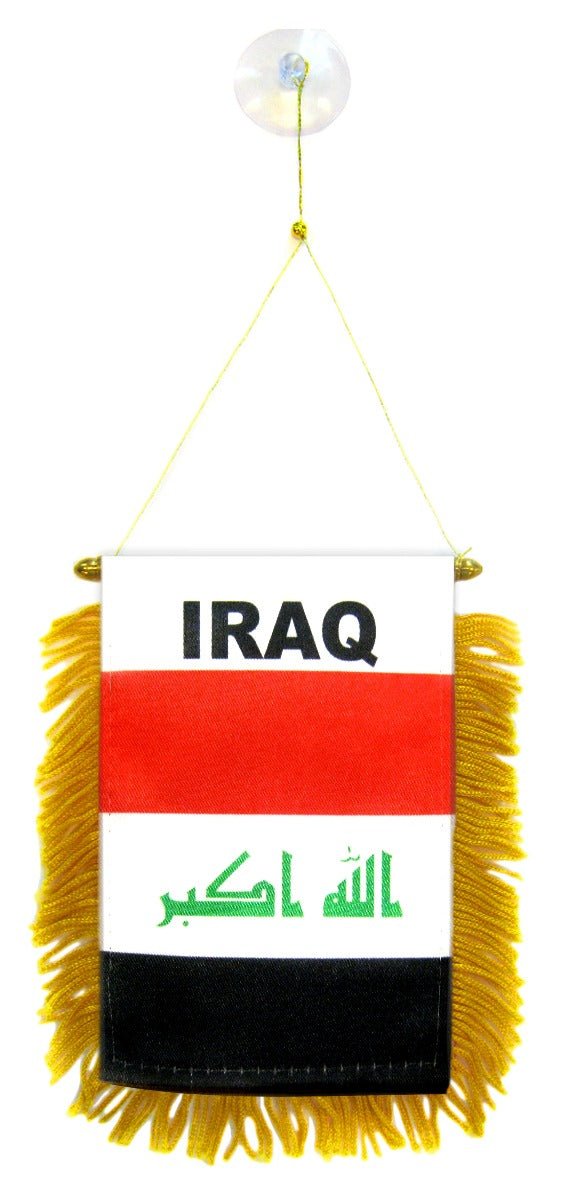 Iraq Mini Banner - Flags Importer