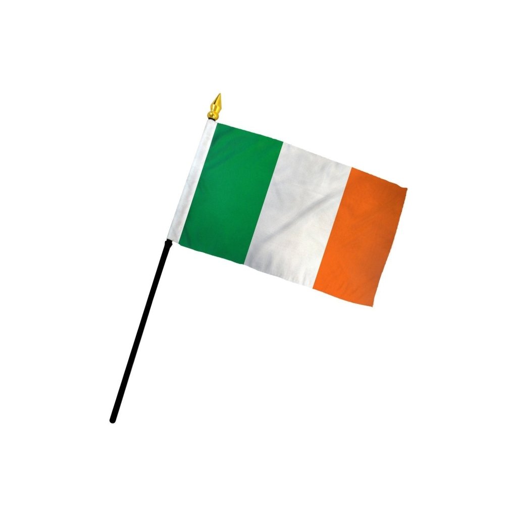 Ireland 4x6in Stick Flag - Flags Importer