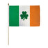 Ireland (Clover) 12x18in Stick Flag - Flags Importer