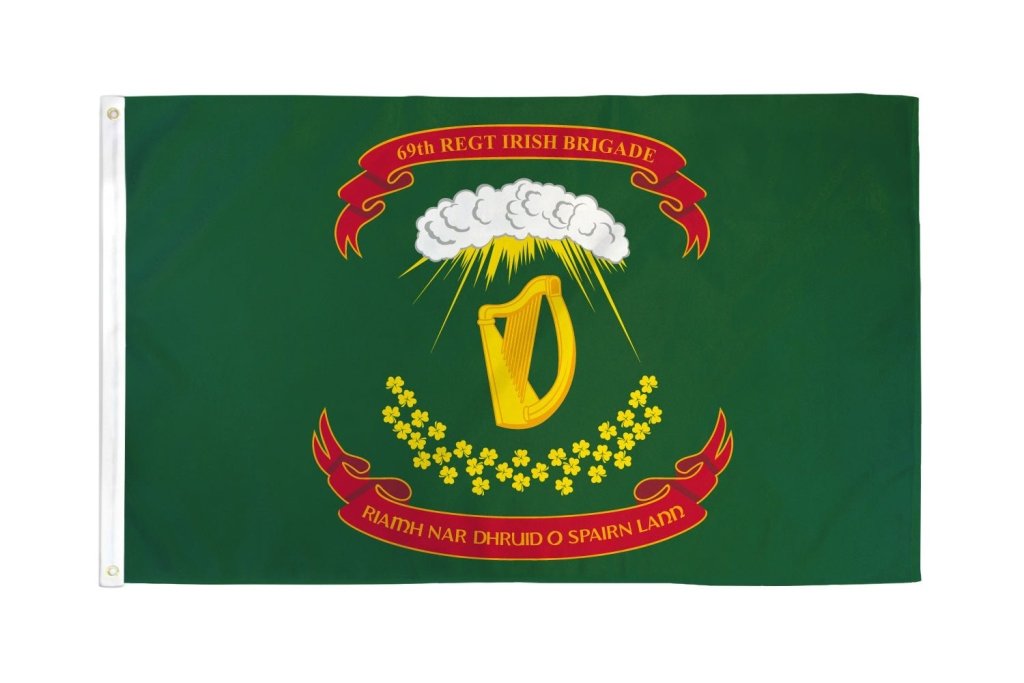 Irish Brigade Flag 3x5ft Poly - Flags Importer