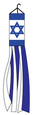 Israel Super Shiny Poly 5ft Windsock - Flags Importer