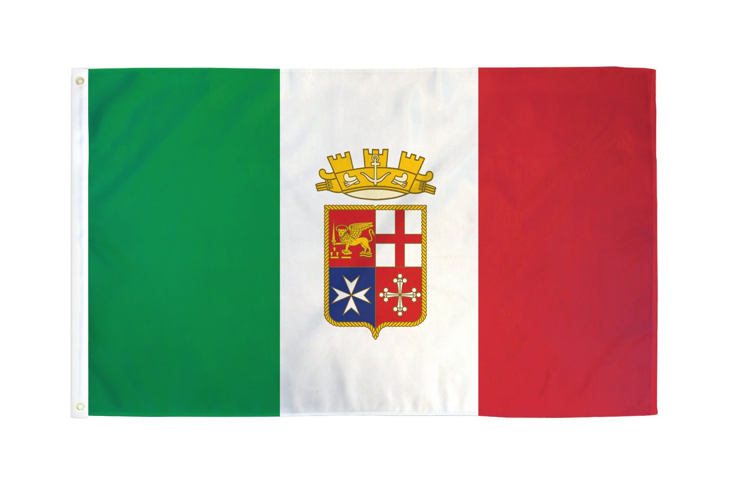 Italy Royal Flag 3x5ft Poly - Flags Importer