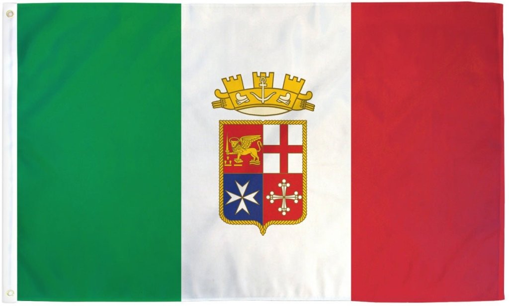 Italy Royal Flag 3x5ft Poly - Flags Importer