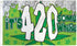 It's 4:20 Somewhere Flag 3x5ft Poly - Flags Importer