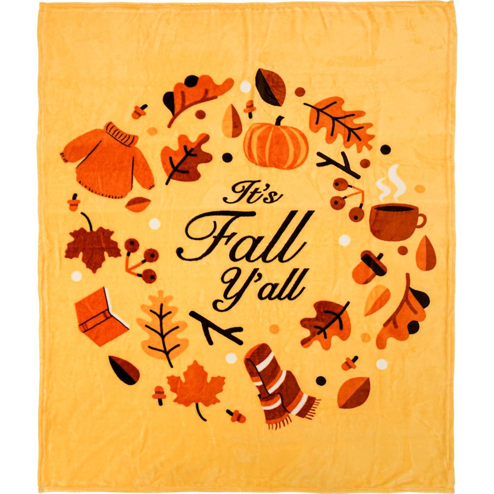 It's Fall Y'all Soft Plush 50x60in Blanket - Flags Importer