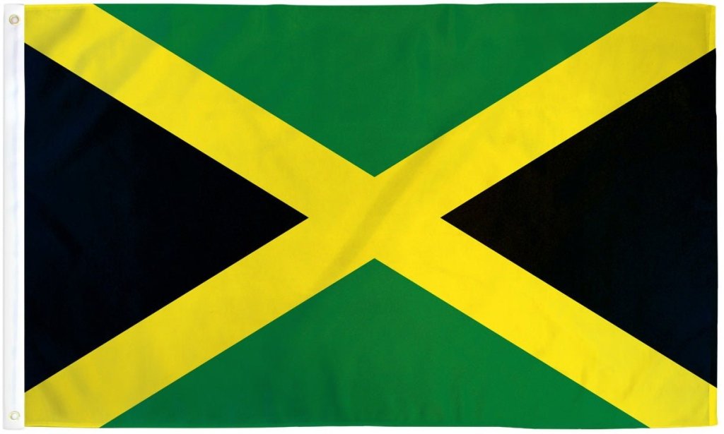 Jamaica Flag 2x3ft Poly - Flags Importer