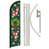 Joy (Candy Cane) Windless Banner Flag & Pole Kit - Flags Importer