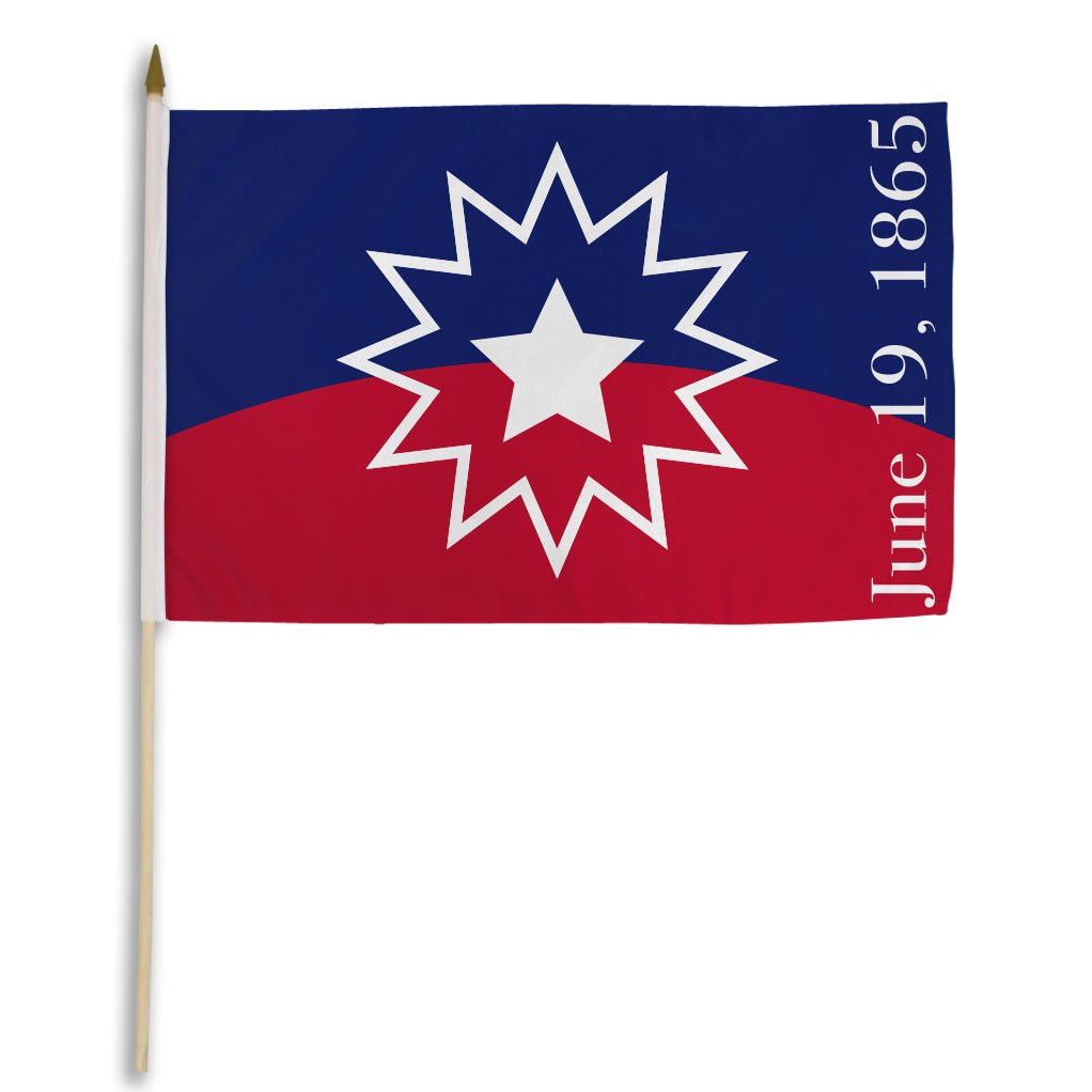 Juneteenth 12x18in Stick Flag - Flags Importer