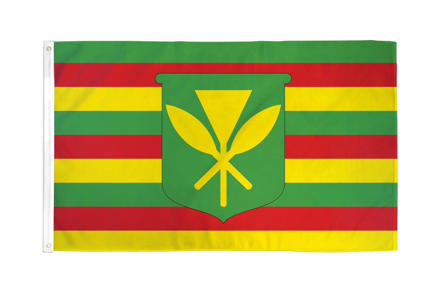 Kanaka Maoli Flag 3x5ft Poly - Flags Importer