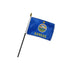 Kansas 4x6in Stick Flag - Flags Importer