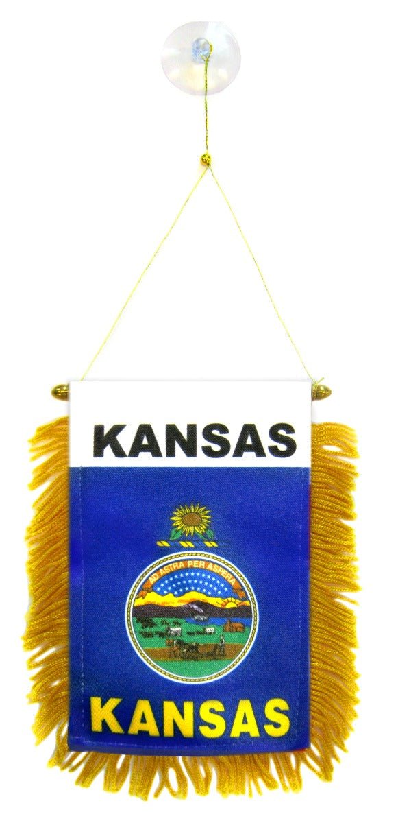 Kansas Mini Banner - Flags Importer