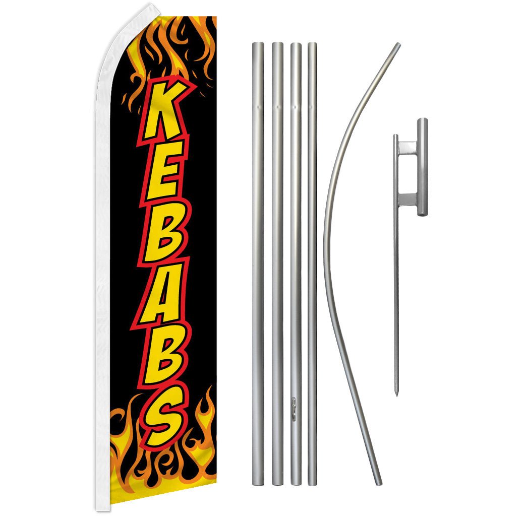 Kebabs Super Flag & Pole Kit - Flags Importer